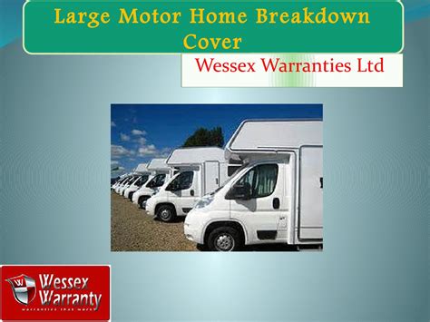 breakdown cover for large motorhomes.